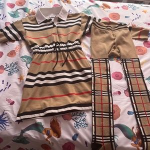 Burberry Dress with matching tights